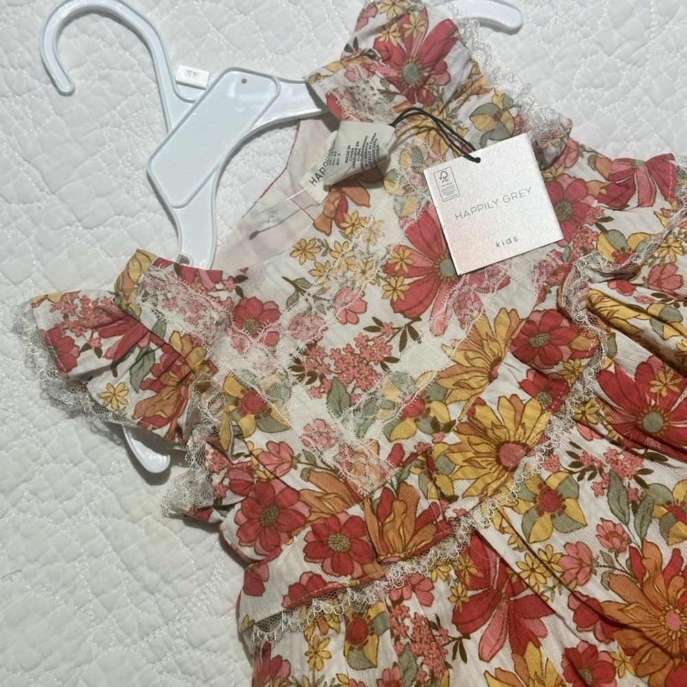 Floral Summer Girl Dress - Picture 9 of 16